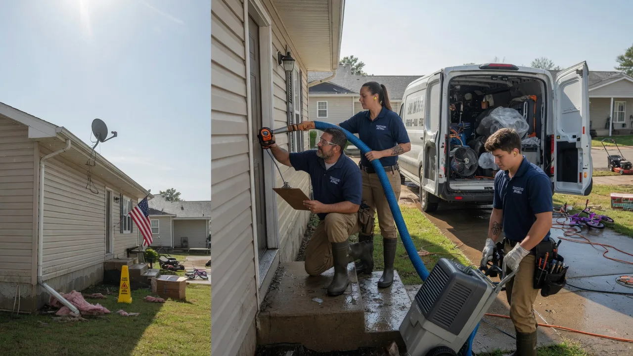 Ceiling Water Damage Restoration in Braceville, IL near me